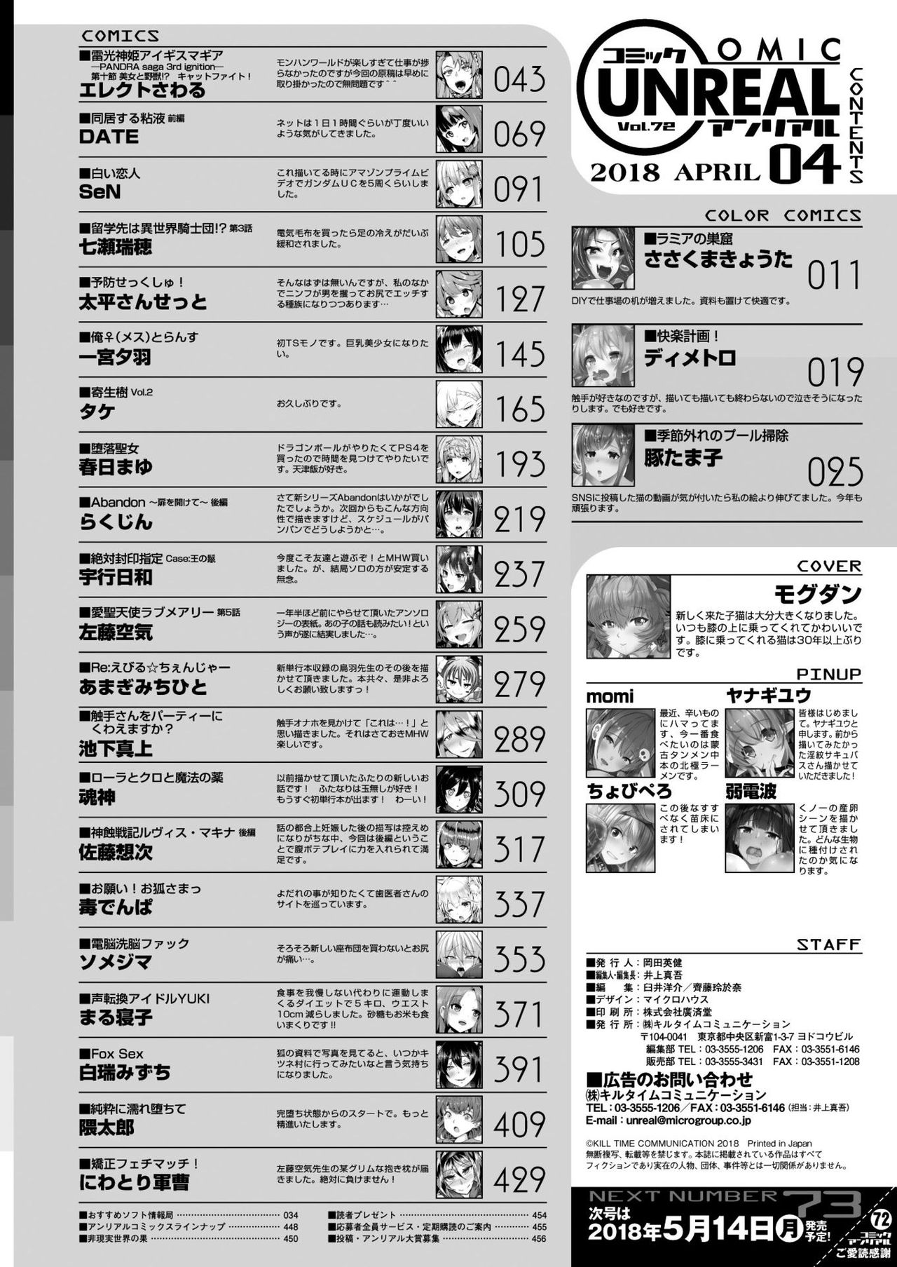 コミックアンリアル 2018年4月号 Vol.72 [DL版]