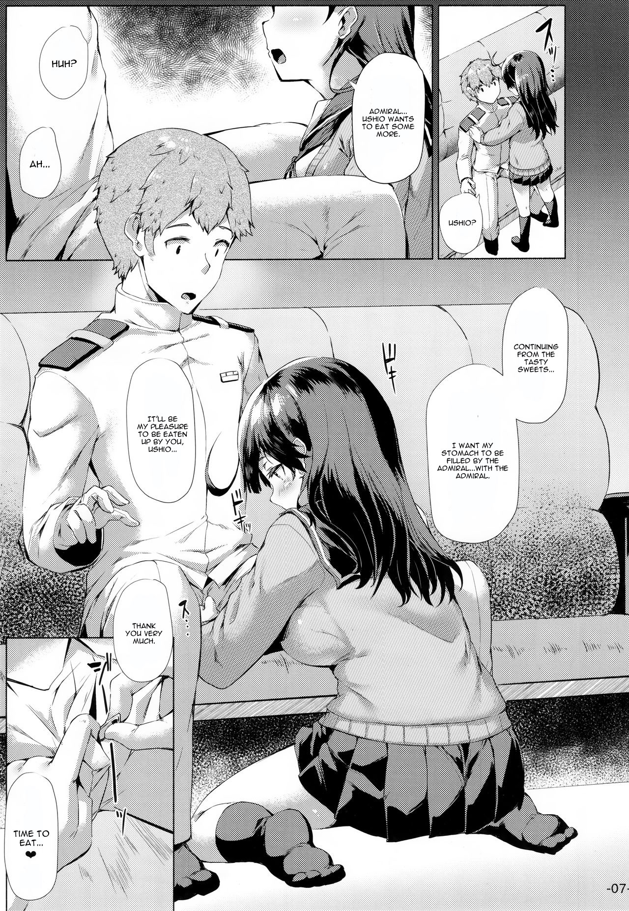 (C91) [ROCK CLIME (ダンボ)] うしお・たべごろ・たべざかり。 (艦隊これくしょん -艦これ-) [英訳]