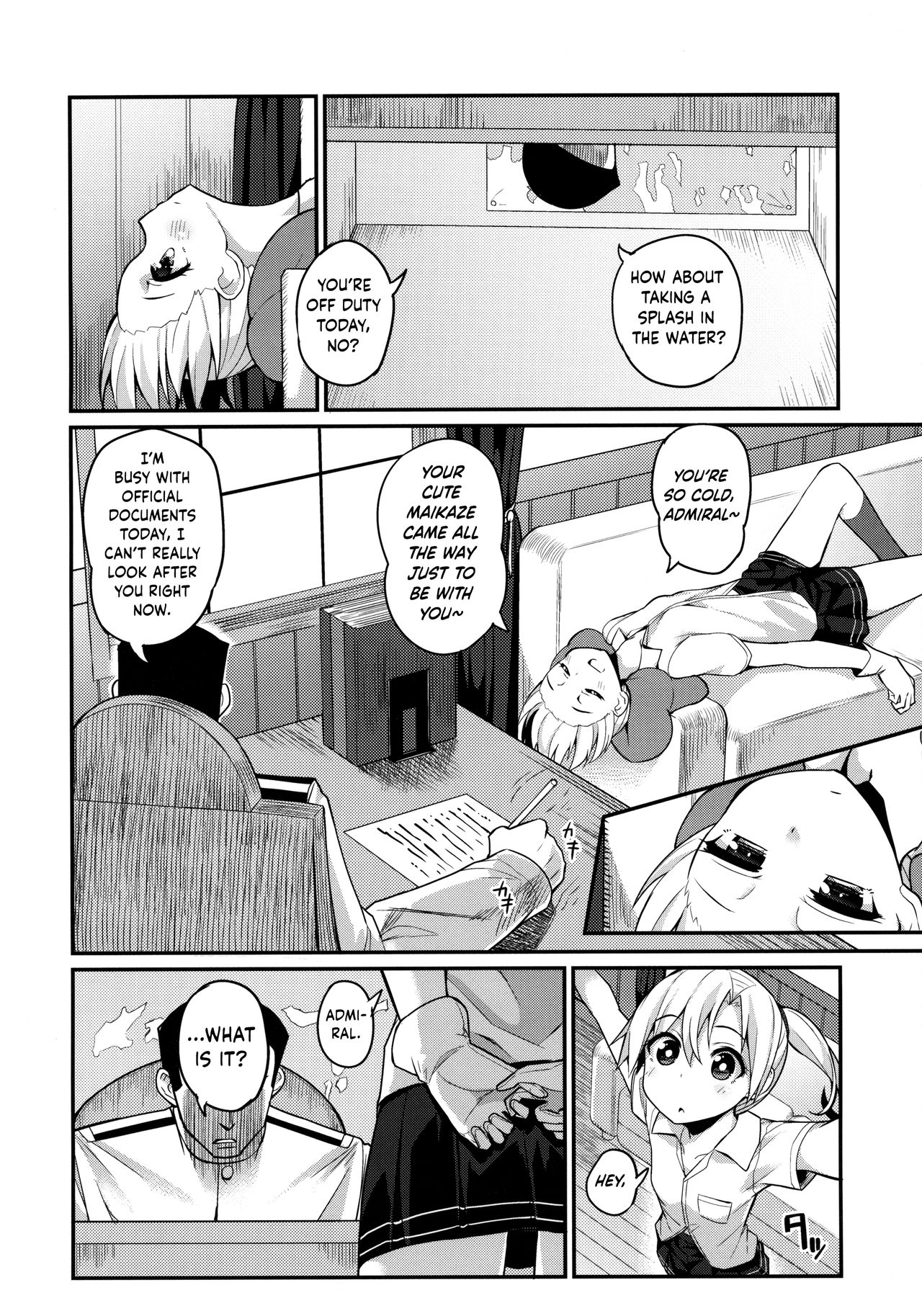 (C88) [ばつ印 (ばつ)] 舞風ケッコン×日目 (艦隊これくしょん -艦これ-) [英訳]