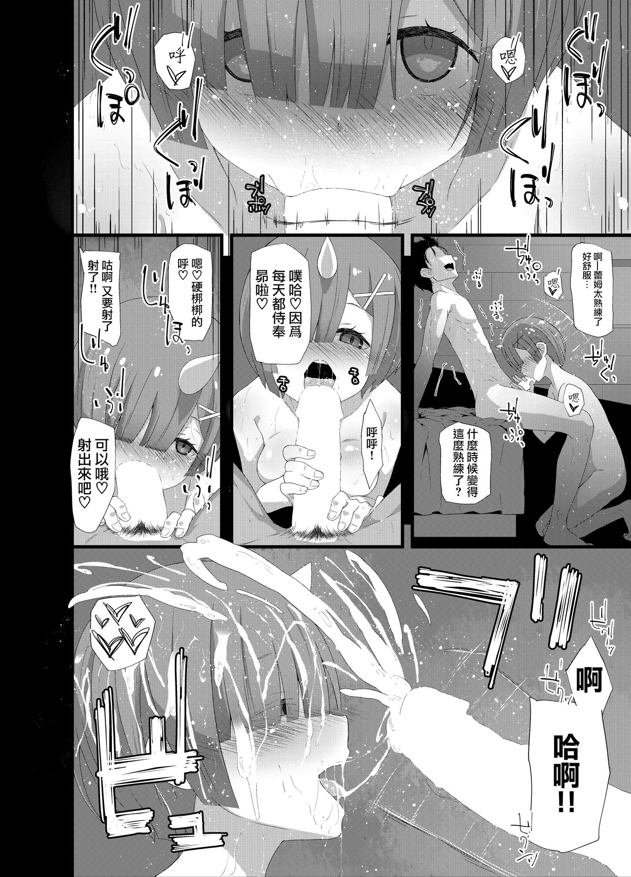 [楽一文字 (ぷろへしぃ)] ナツキ・レム (Re:ゼロから始める異世界生活) [中国翻訳]