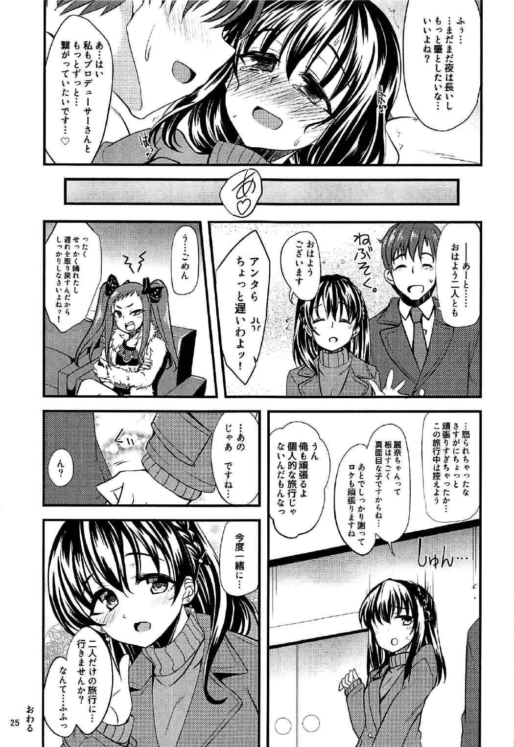 (シンデレラ☆ステージ5STEP) [りゅうかくさんのどあめ (極太眉毛)] 二人の夜 ノルウェー、ベルゲンにて (アイドルマスター シンデレラガールズ)