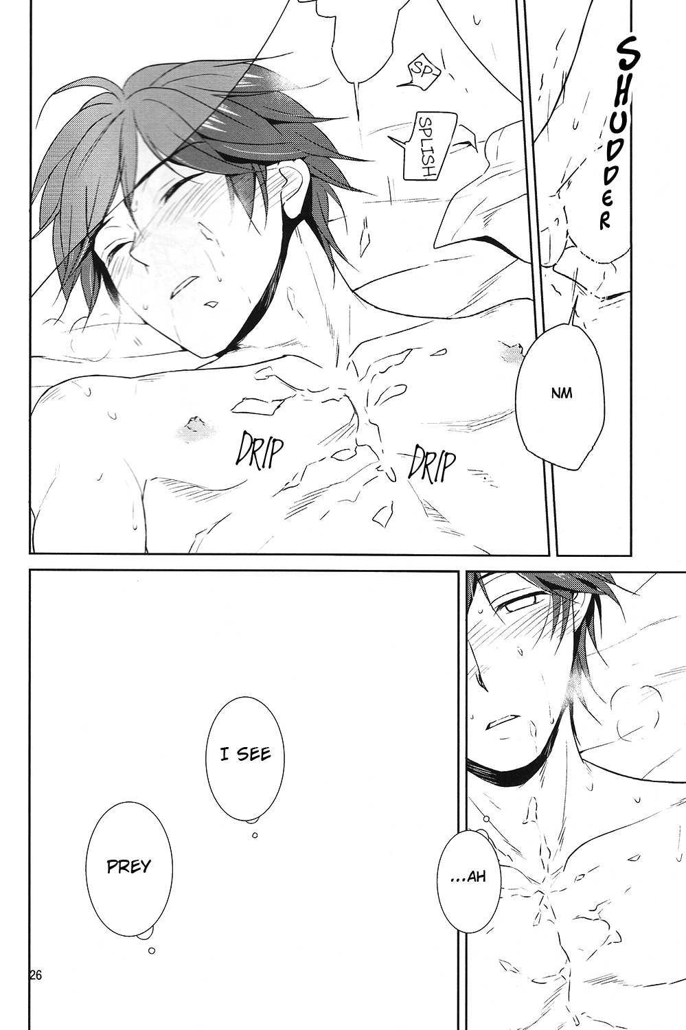[ヒカモエグラシ (三盆もやし)] ケモノの巣 (美男高校地球防衛部LOVE!) [英訳]