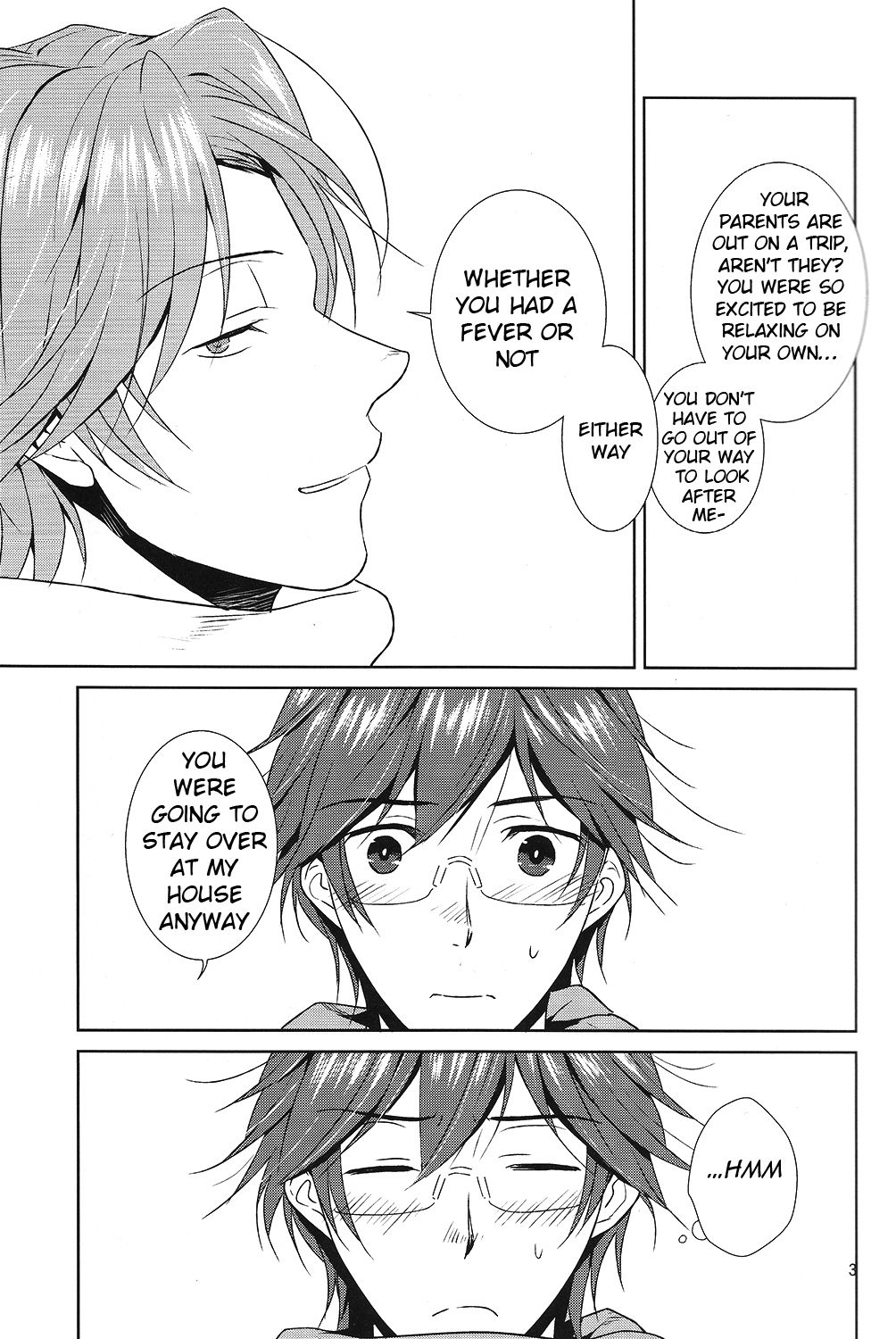 [ヒカモエグラシ (三盆もやし)] ケモノの巣 (美男高校地球防衛部LOVE!) [英訳]