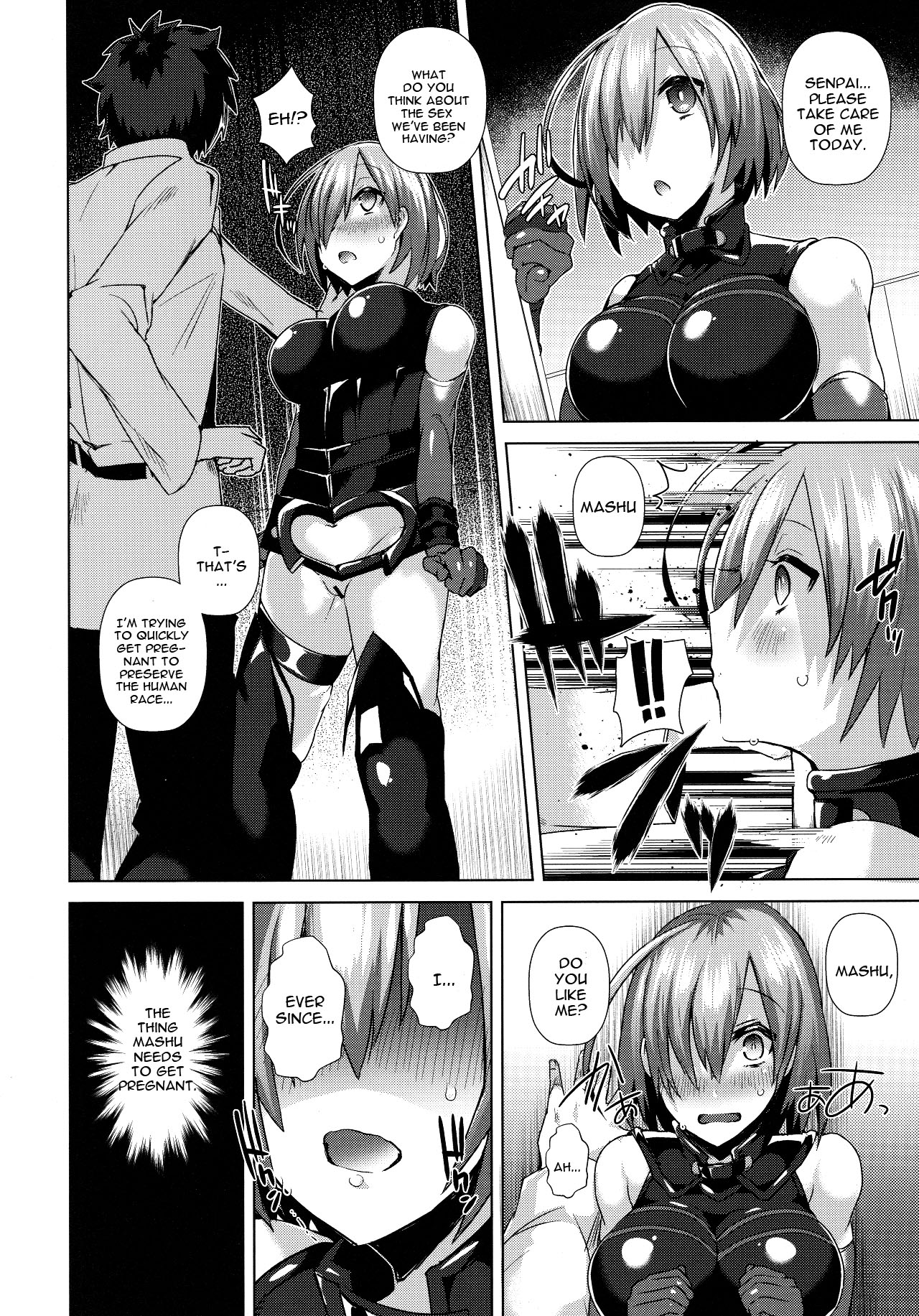 (C90) [えびまし (海老名えび)] 絶対妊娠命令 (Fate/Grand Order) [英訳]
