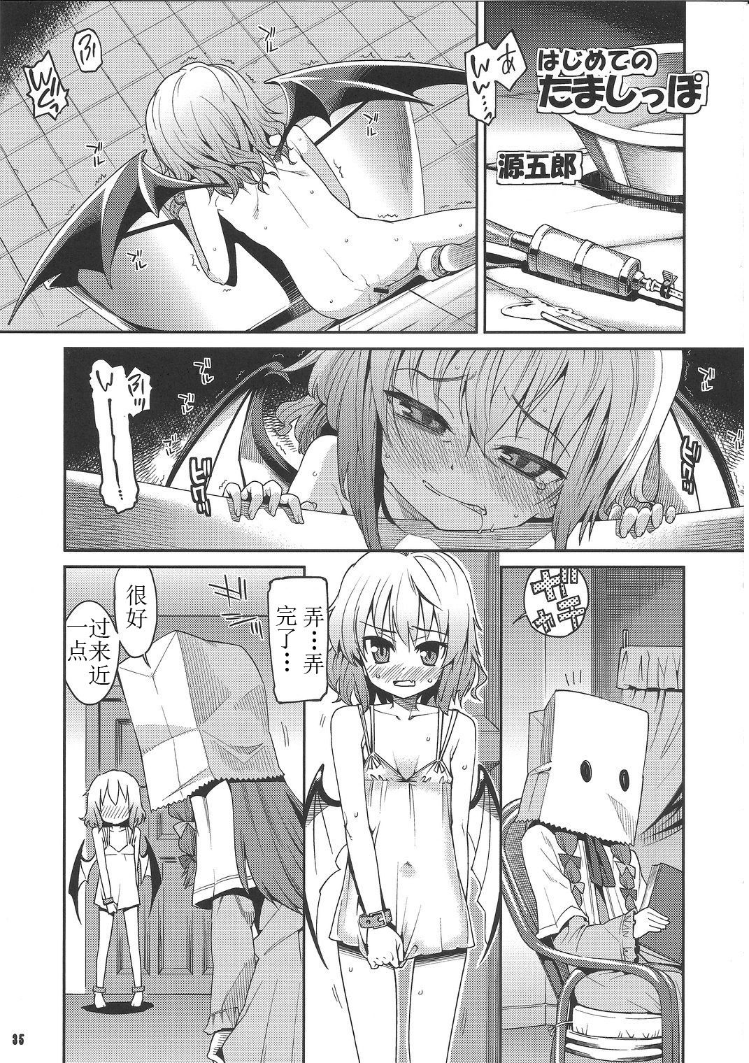 (C81) [成宮 (鳴海也)] たまタマしっぽ (東方Project) [中国翻訳]