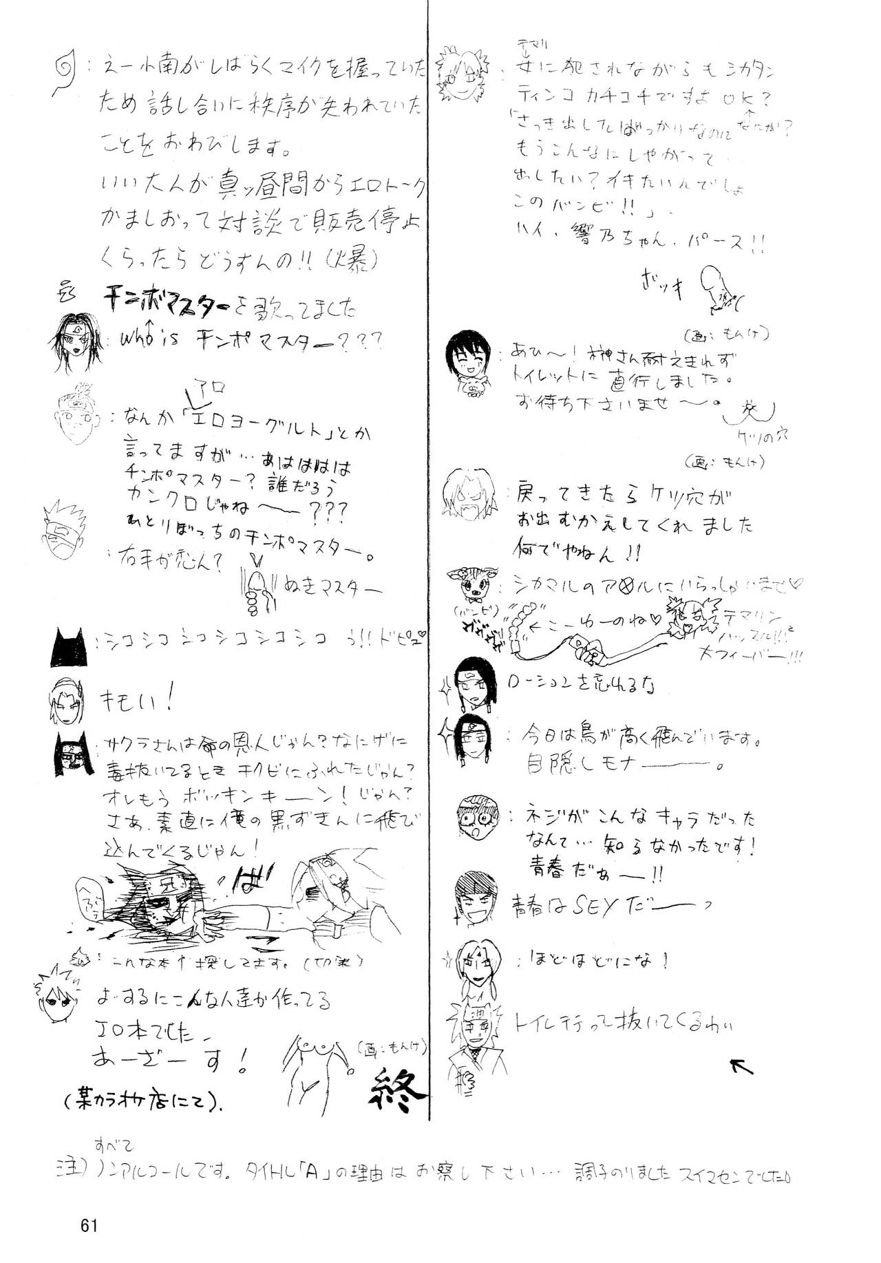(C70) [サークルA (よろず)] A ～暑中御見舞～ (ナルト) [英訳]