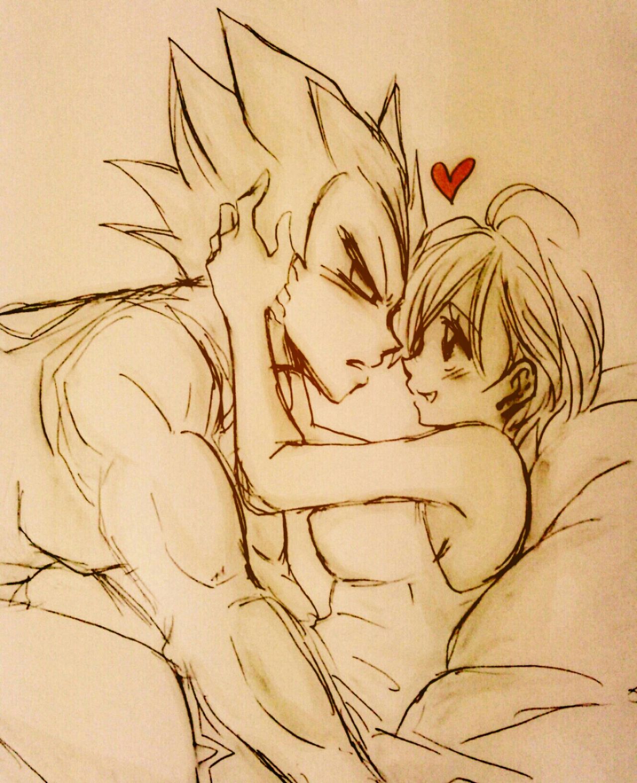 [サチ] ベジブル落書き漫画もどき (ドラゴンボール)