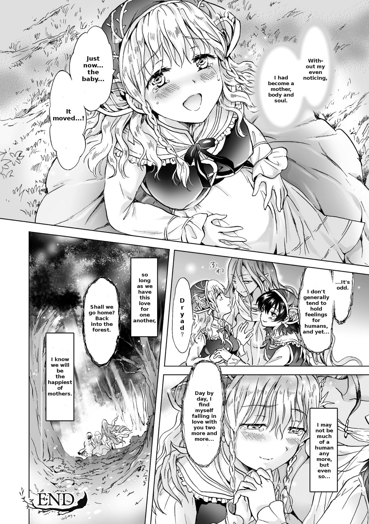 [みら] ドリアードの花嫁達 (二次元コミックマガジン 百合妊娠Vol.2) [英訳] [DL版]