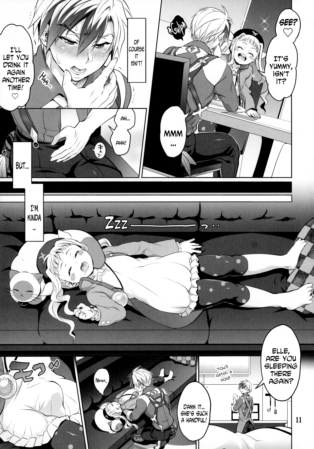 (C89) [テンパりんぐ (トキマチ☆エイセイ)] ふたなりエルとルドガーの愛棒スープ (テイルズ オブ エクシリア2) [英訳]