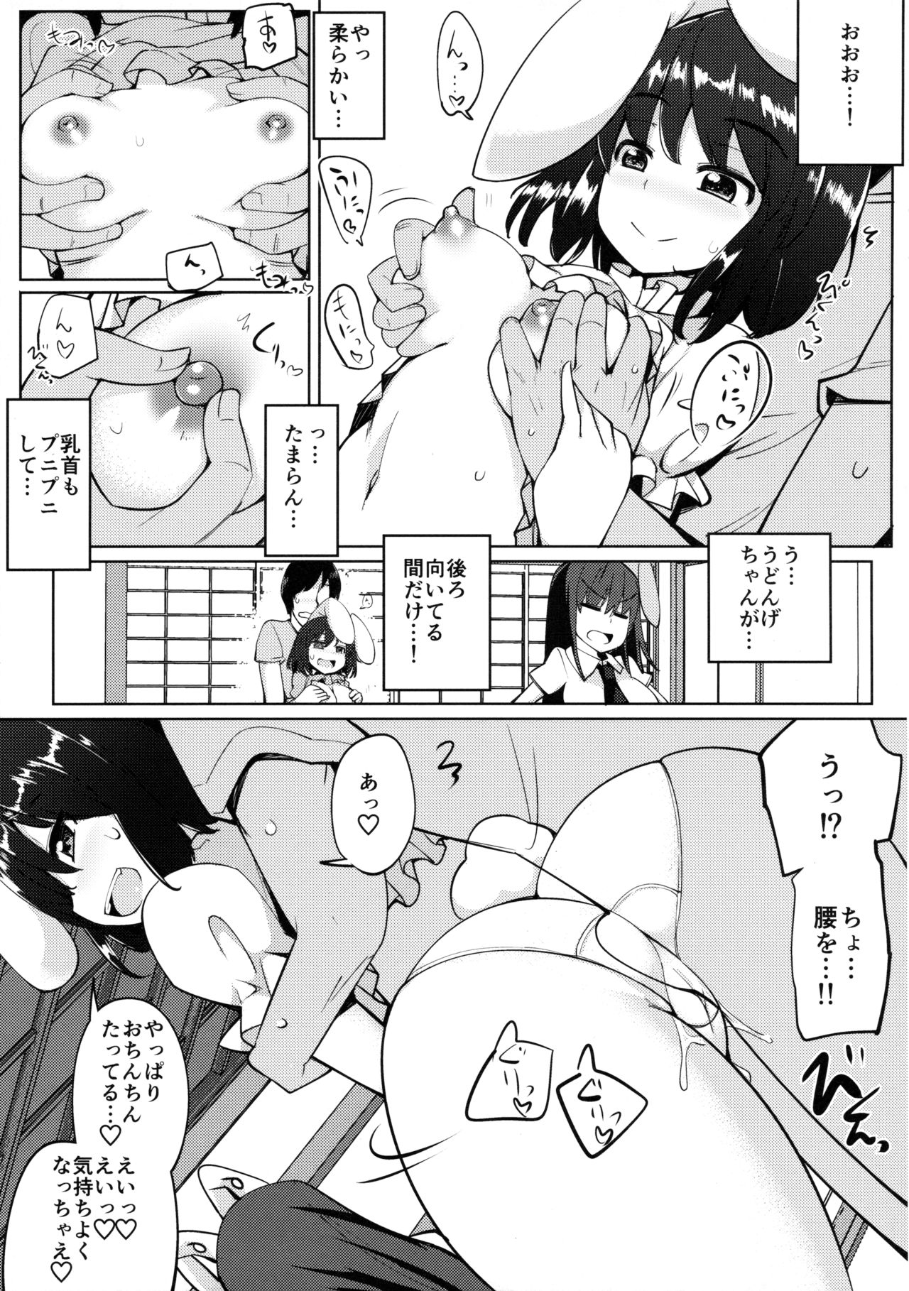 (例大祭13) [一本杭 (一本杭)] 浮気しててゐちゃんとセックスした(3回め) (東方Project)