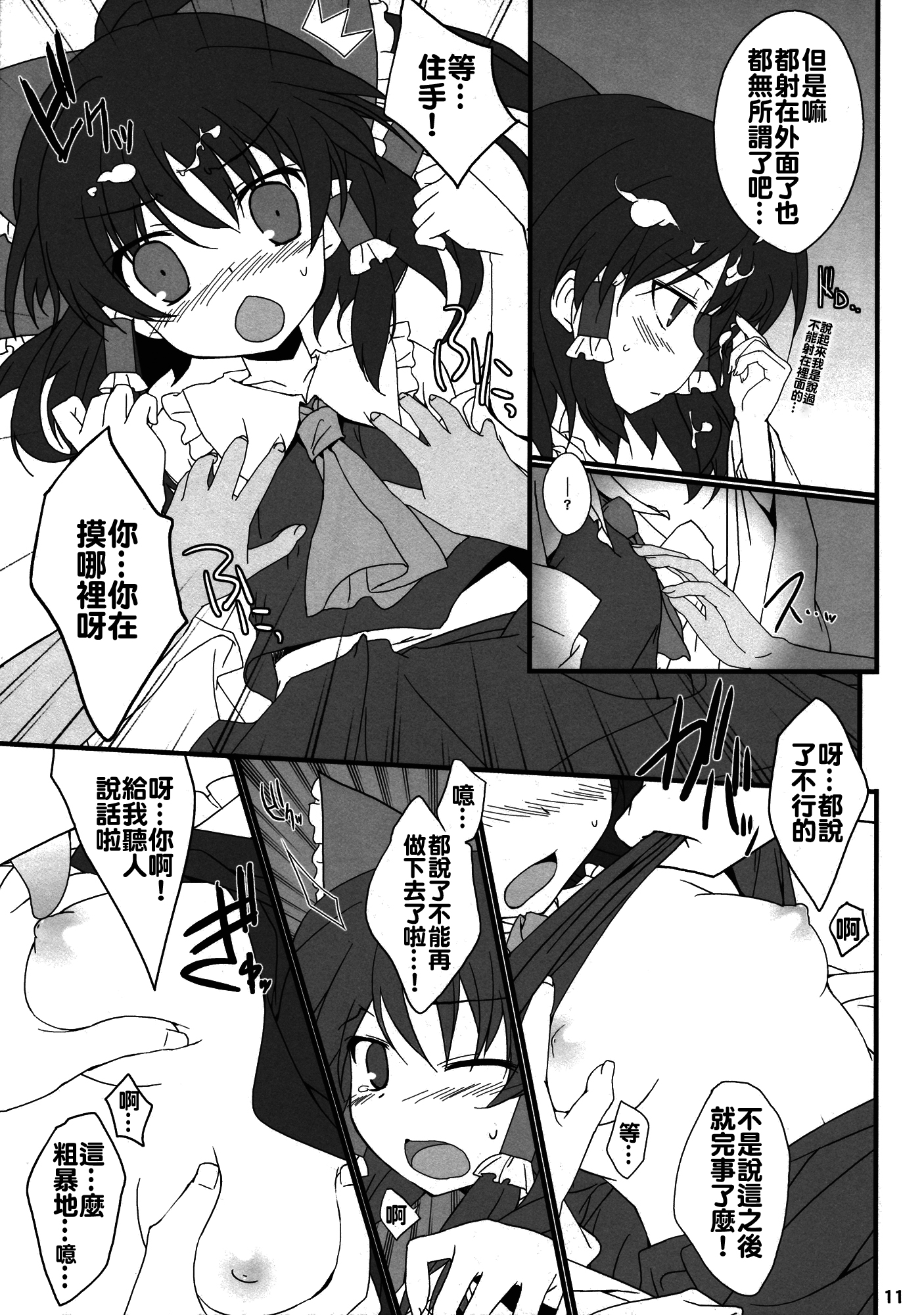 (C78) [とりあえず(仮) (とろろ)] 博麗レイプ (東方Project) [中国翻訳]