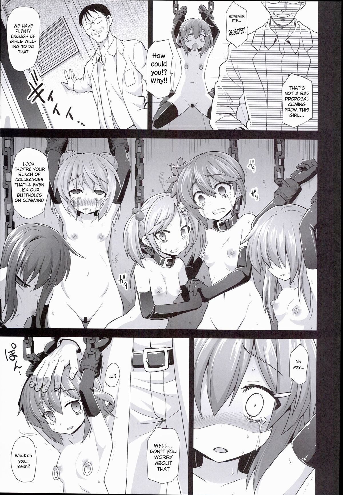 (C89) [悪転奏進 (黒糖ニッケ)] 艦娘着妊 雷拘束劇薬調教 (艦隊これくしょん -艦これ-) [英訳]