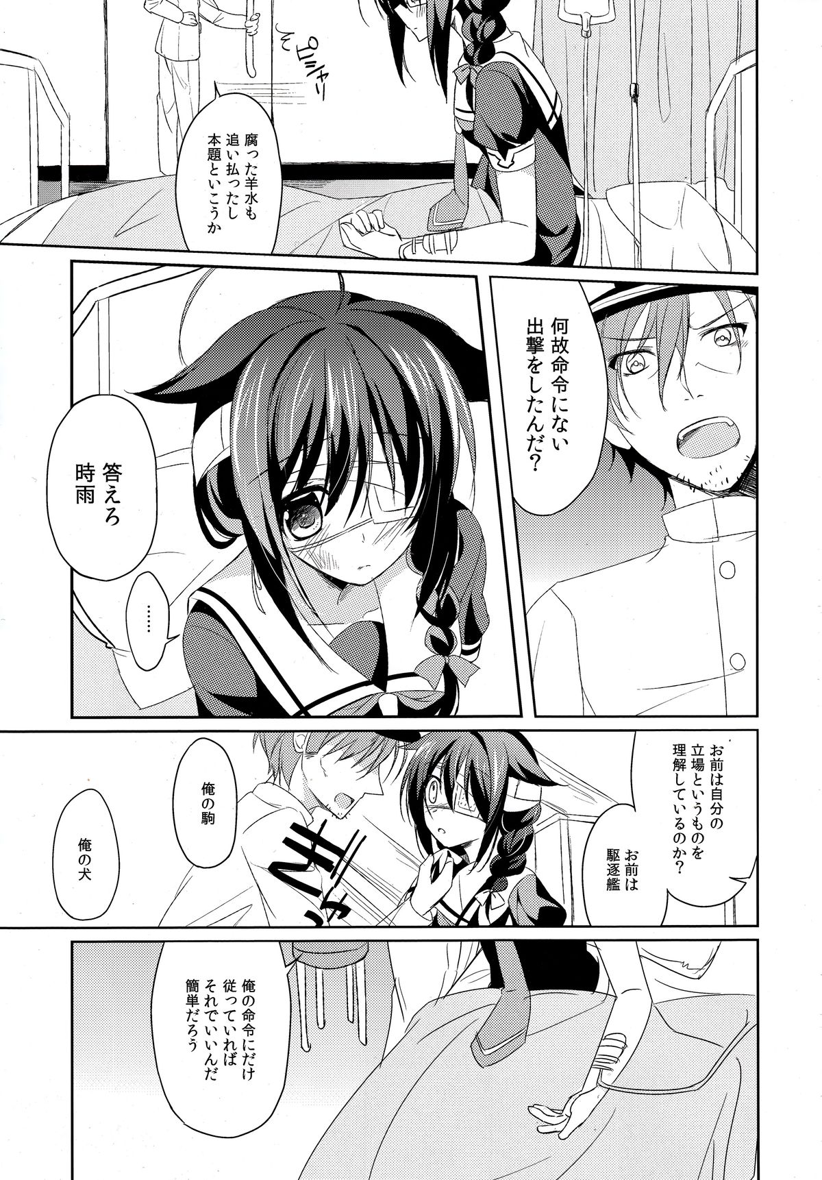 (C88) [眼帯少女中毒 (中田瑠美)] だめいぬ時雨躾け記録 (艦隊これくしょん -艦これ-)