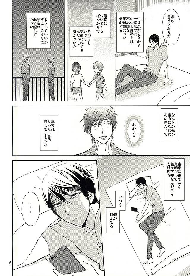 (Splash! 3) [Brainfreeze (町蔵)] あまえたいの (Free!)