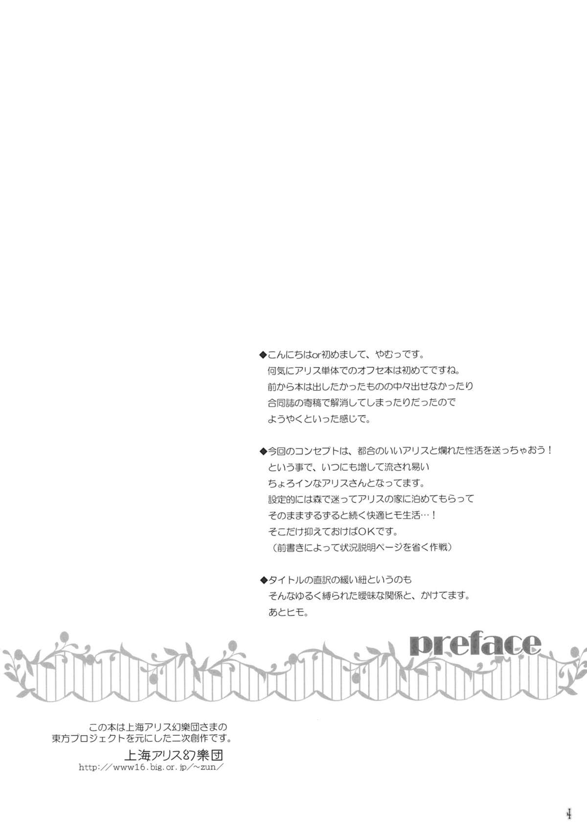 (C85) [Reverse Noise (やむっ)] Loose Strings (東方Project) [中国翻訳]