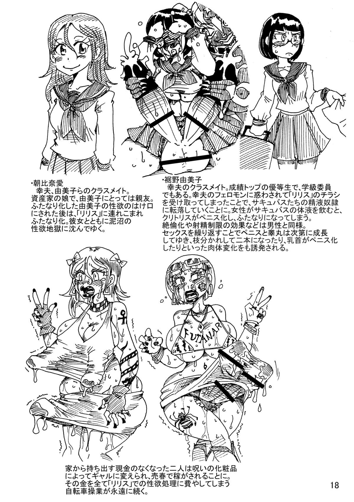 [掃き溜めのこがねむし (こがねむし)] 肉体変化少女夜話 ～魔ギャル喫茶の七日間～ (艦隊これくしょん -艦これ-) [DL版]