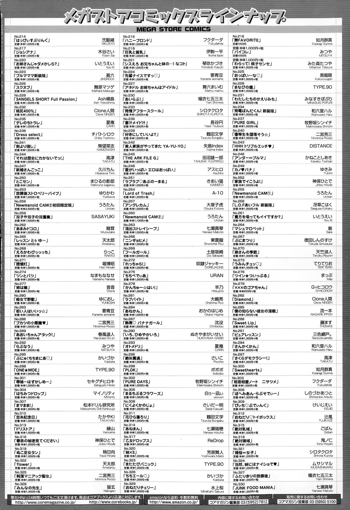 コミックメガストアα 2015年2月号