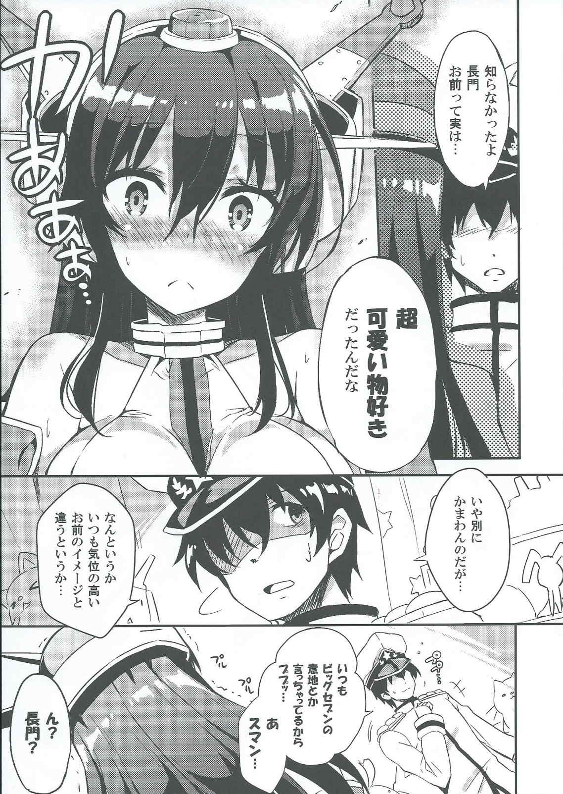 (C87) [odin (黒川IZUMI)] 実は長門さんは超可愛い物好き!だったのです。(艦隊これくしょん -艦これ-)