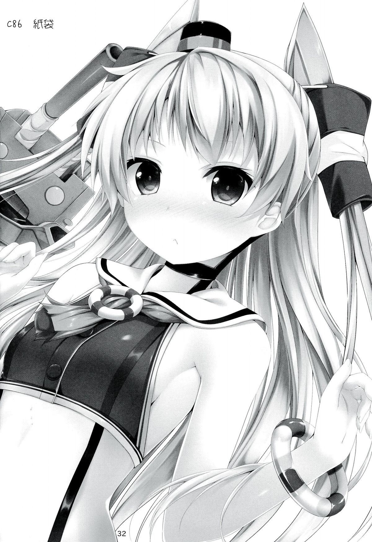 (C86) [出席番号26 (にろ)]ぷるぷにあまつかぜ (艦隊これくしょん -艦これ-) [中国翻訳]