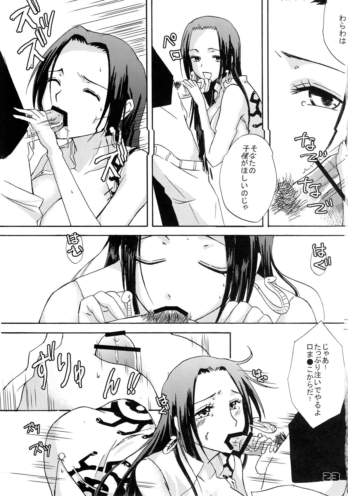 (サンクリ47) [ハニーバンプ, ぺこぽこ (中津川みのる, 成瀬みち)] 蛇姫♥無双 (ワンピース)