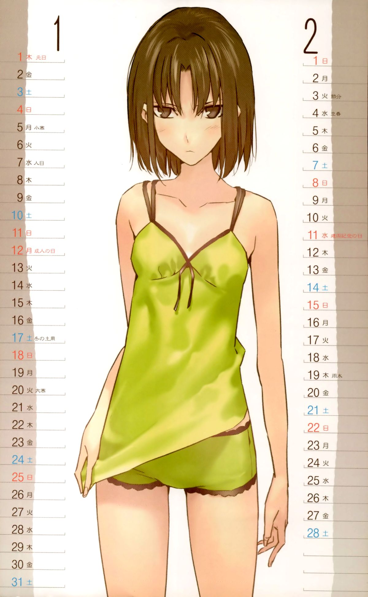 森井さんとこの2009TYPE-MOONCALENDAR