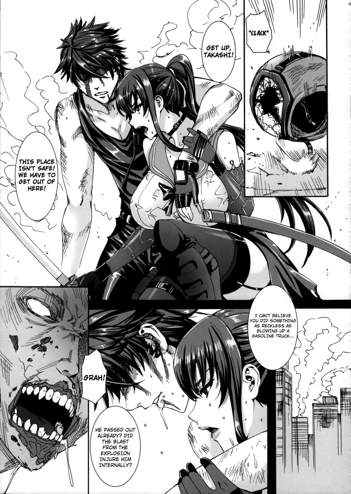 (C82) [MAIDOLL (飛燕)] KISS OF THE DEAD 3 (学園黙示録 HIGHSCHOOL OF THE DEAD) [英訳]