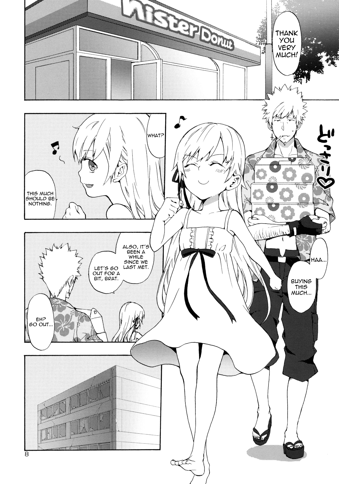 (C79) [ああ愛してる (たいしょう)] 忍野さんちの忍ちゃん。ドーナツ編 (化物語) [英訳]