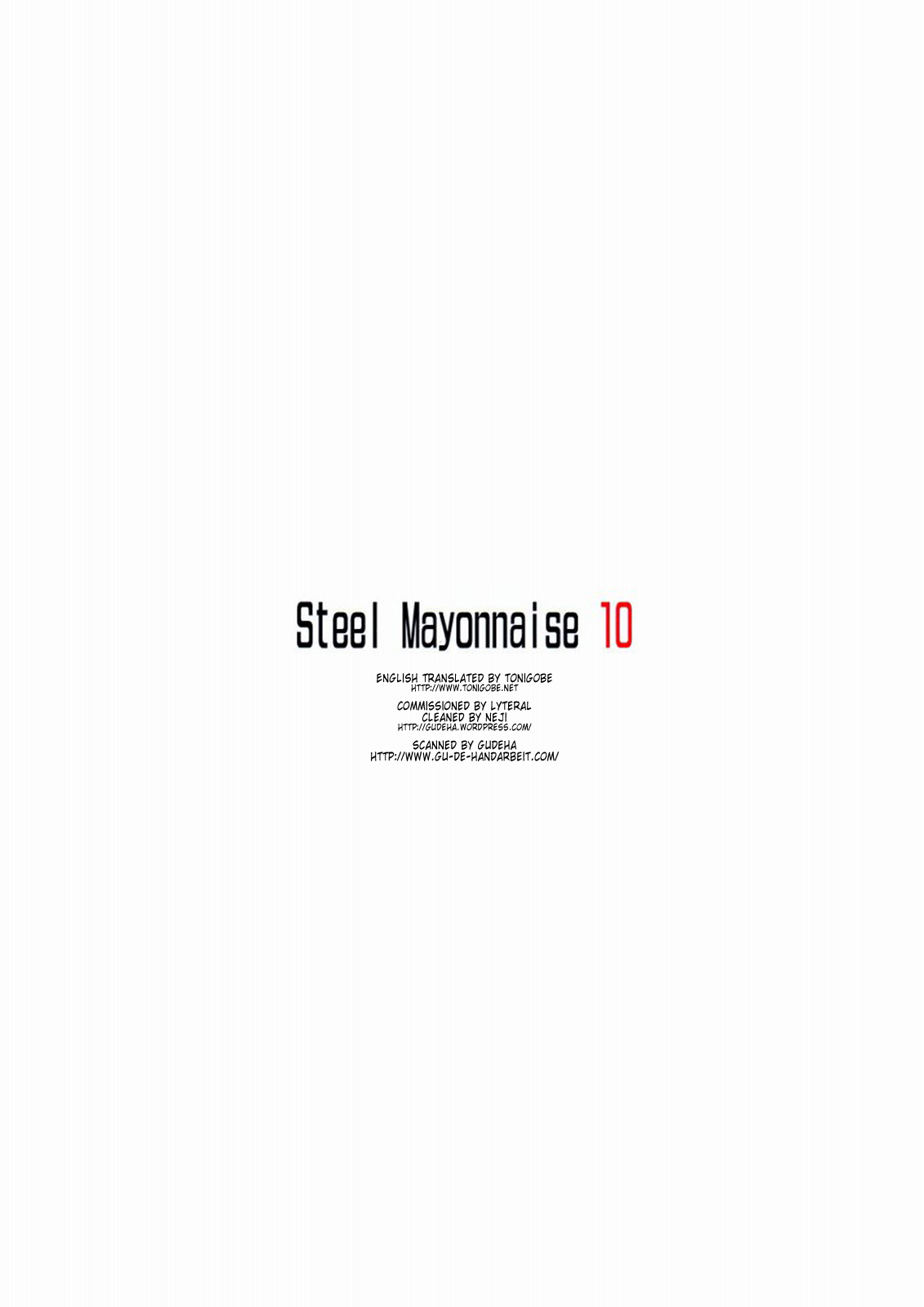 [Steel Mayonnaise (ひぐちいさみ)] Steel Mayonnaise 10 (かんなぎ) [英訳]