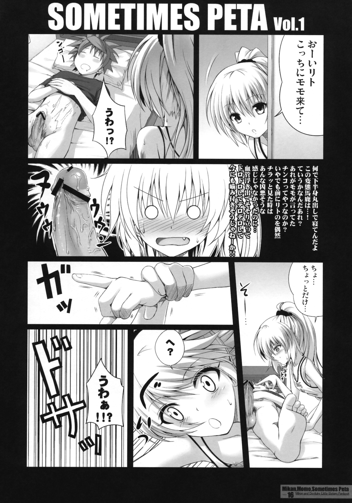 (C79) [40010壱号 (40010試作型)] MIKAN, MOMO, SOMETIMES PETA (ToLOVEる)