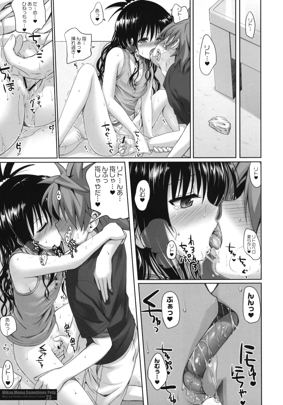 (C79) [40010壱号 (40010試作型)] MIKAN, MOMO, SOMETIMES PETA (ToLOVEる)