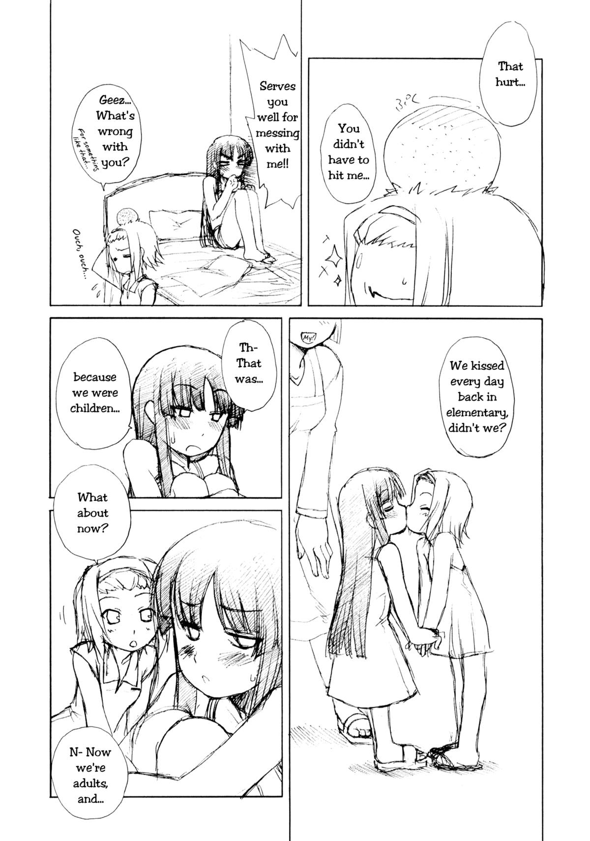 [忍ノ館 (いわまよしき)] 律×澪 百合というよりはレズ (けいおん!) [英訳]