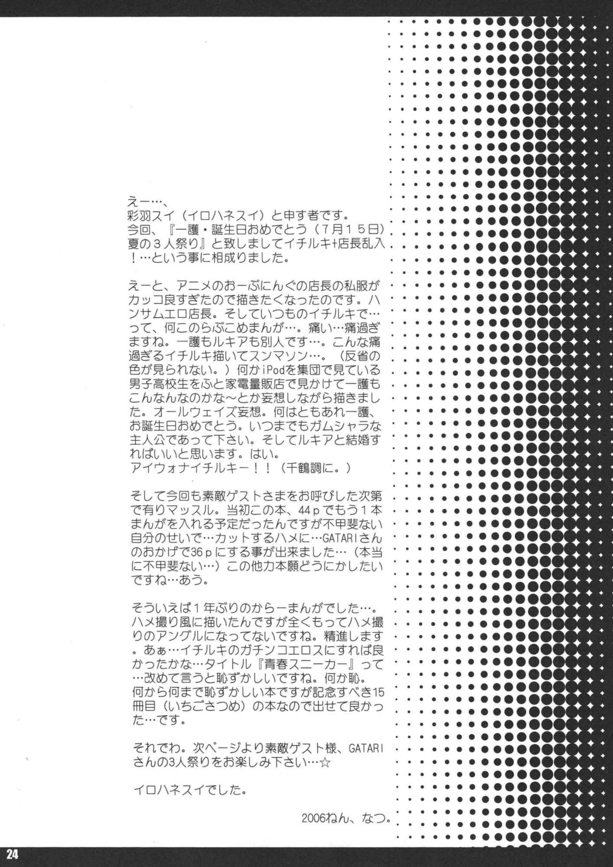 (C70) [ぽんちーず(仮) (彩羽スイ)] 青春スニーカー (ブリーチ)