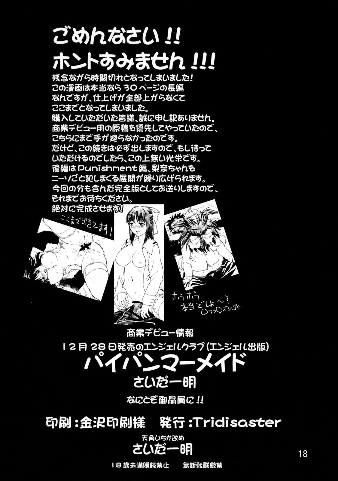 (C73) [Tridisaster (さいだ一明)] 絶対領域侵入罪 Crime編