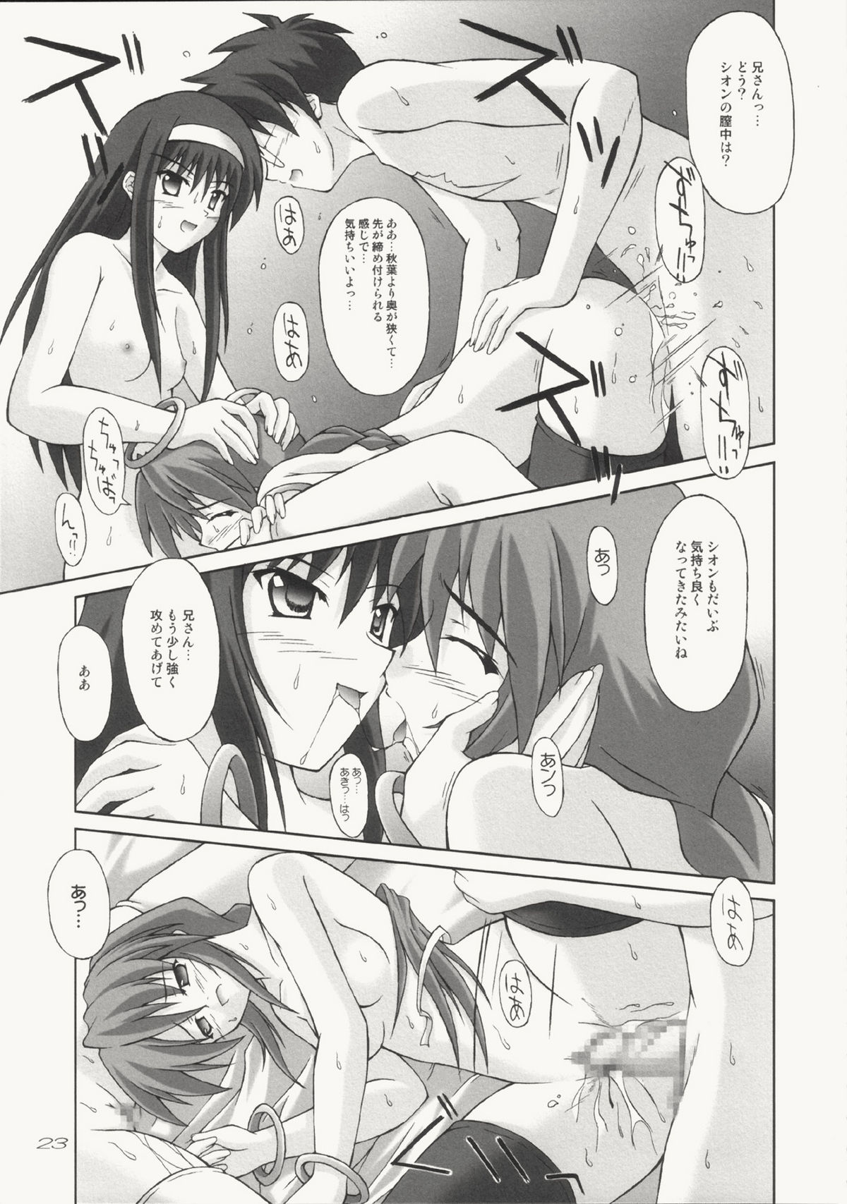 (C65) [生徒会室 (あきもと大)] つながっていたい (月姫)