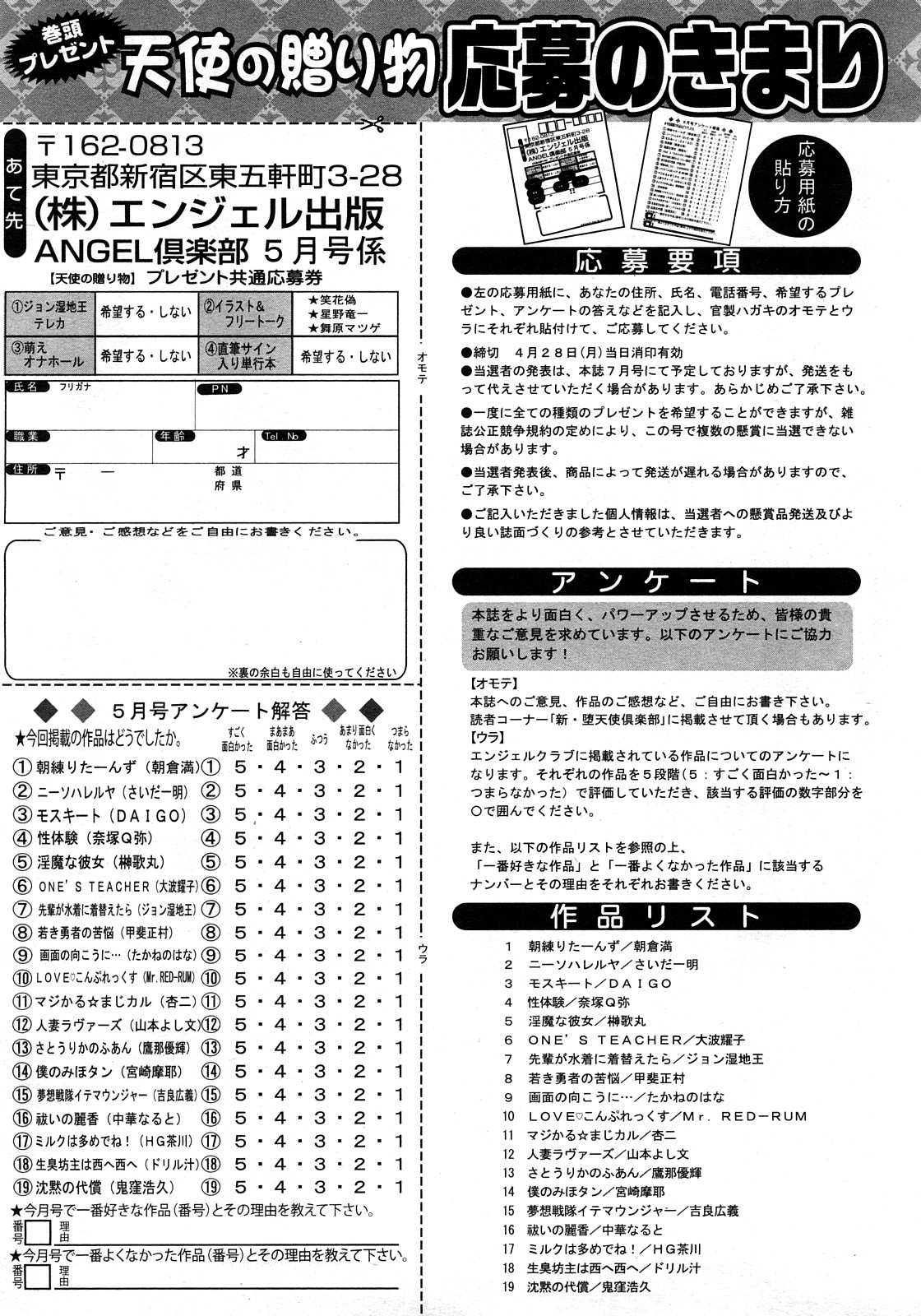 ANGEL 倶楽部 2008年5月号