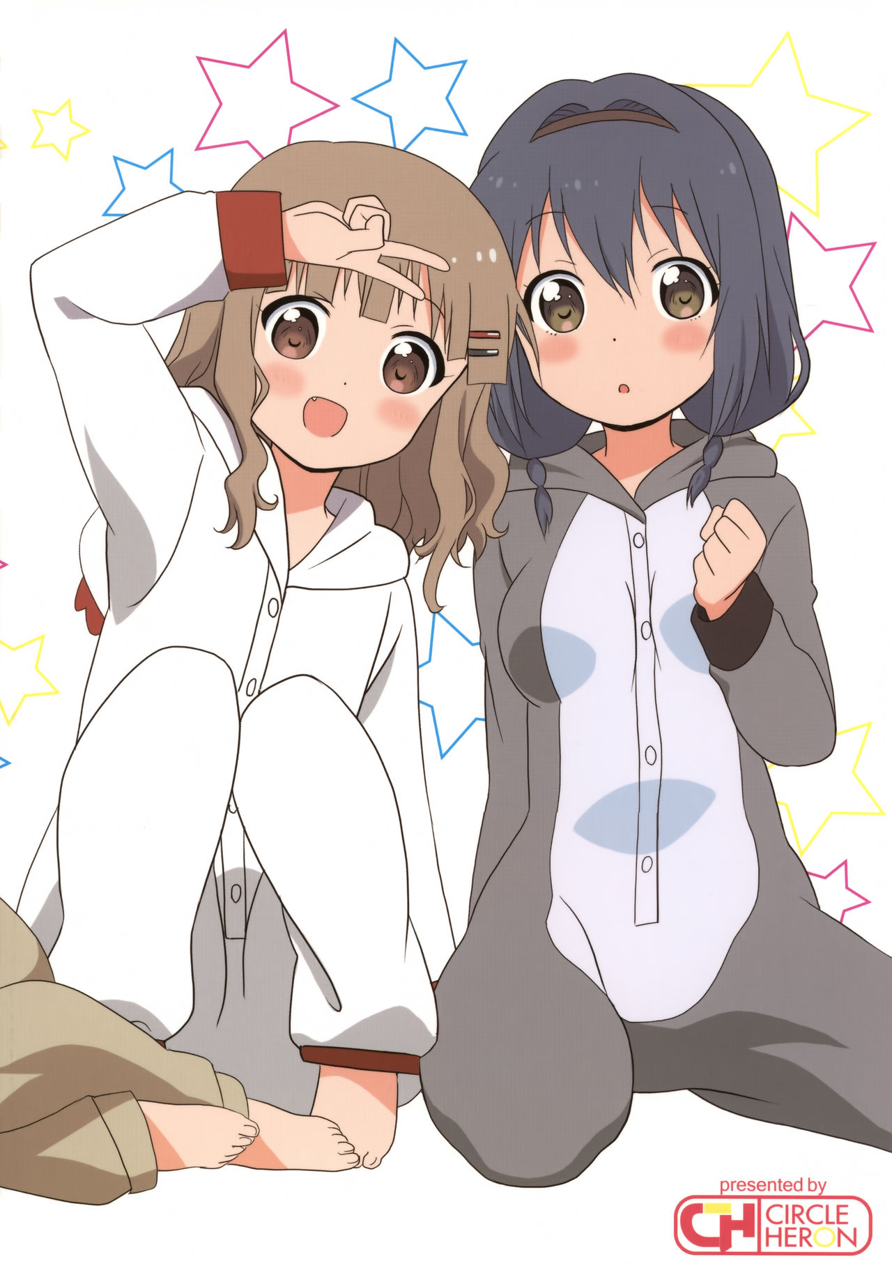 (C89) [サークルヘロン (白真弓)] まげじゅん39 (ゆるゆり) [英訳]