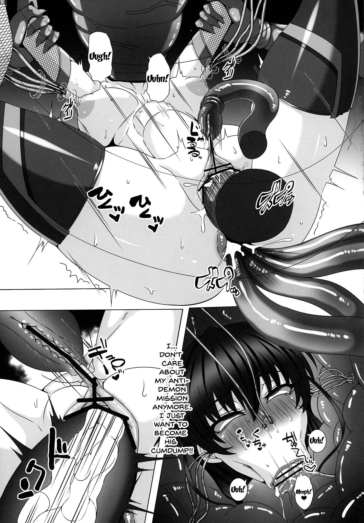 [R.c.W.d] 闇に堕つくノ一たち THIRD (対魔忍アサギ) [英訳]