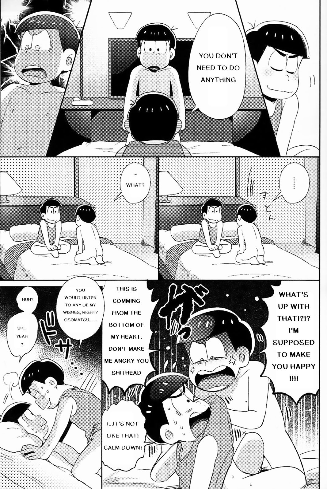 (家宝は超寝て松25) [桃色熱月、CAPGRAS (木崎七、夢実らいこ)] feeling horny!! (おそ松さん) [英訳]