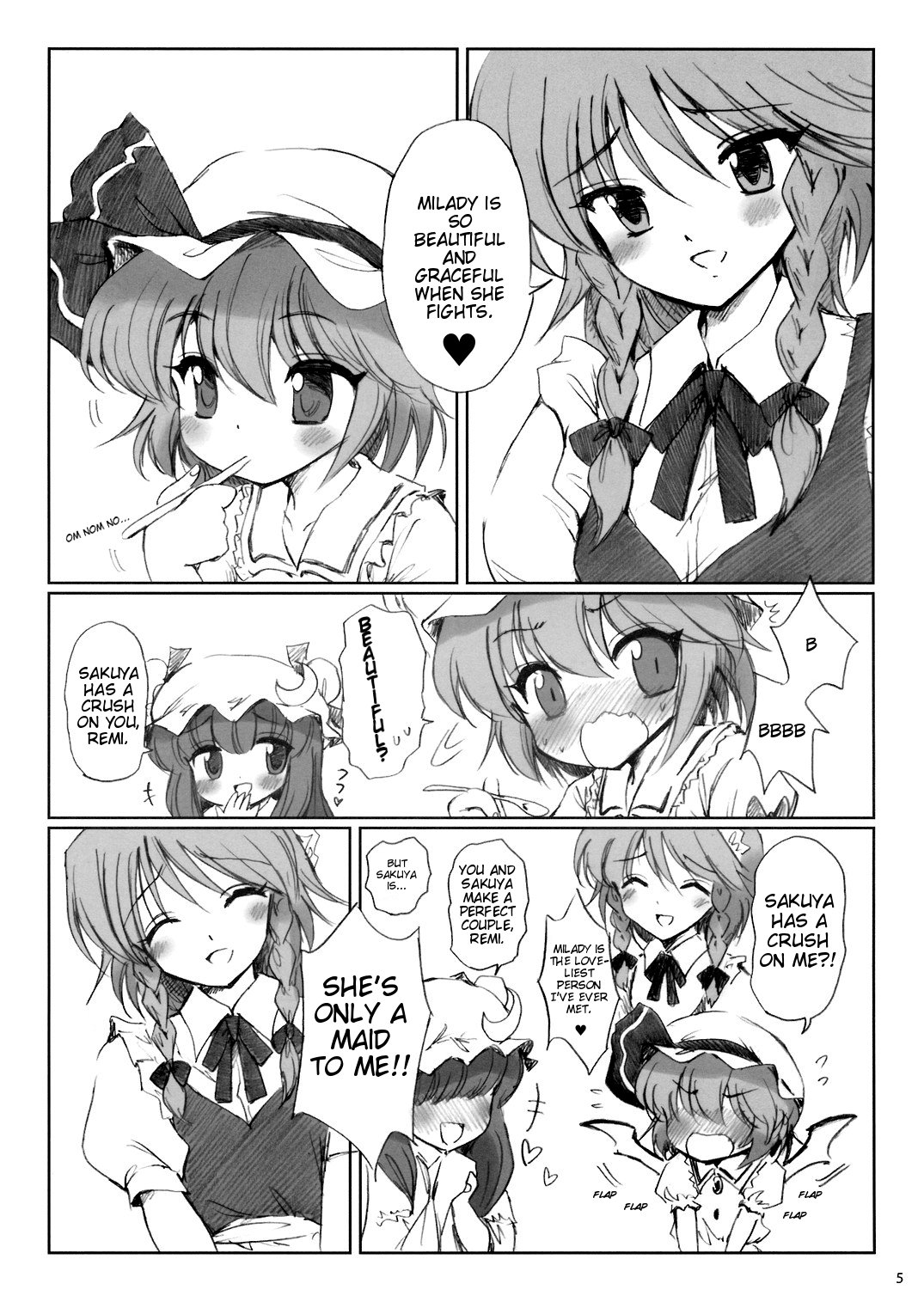 (例大祭5) [54burger (まるごし)] COSMIC DARE (東方Project) [英訳]