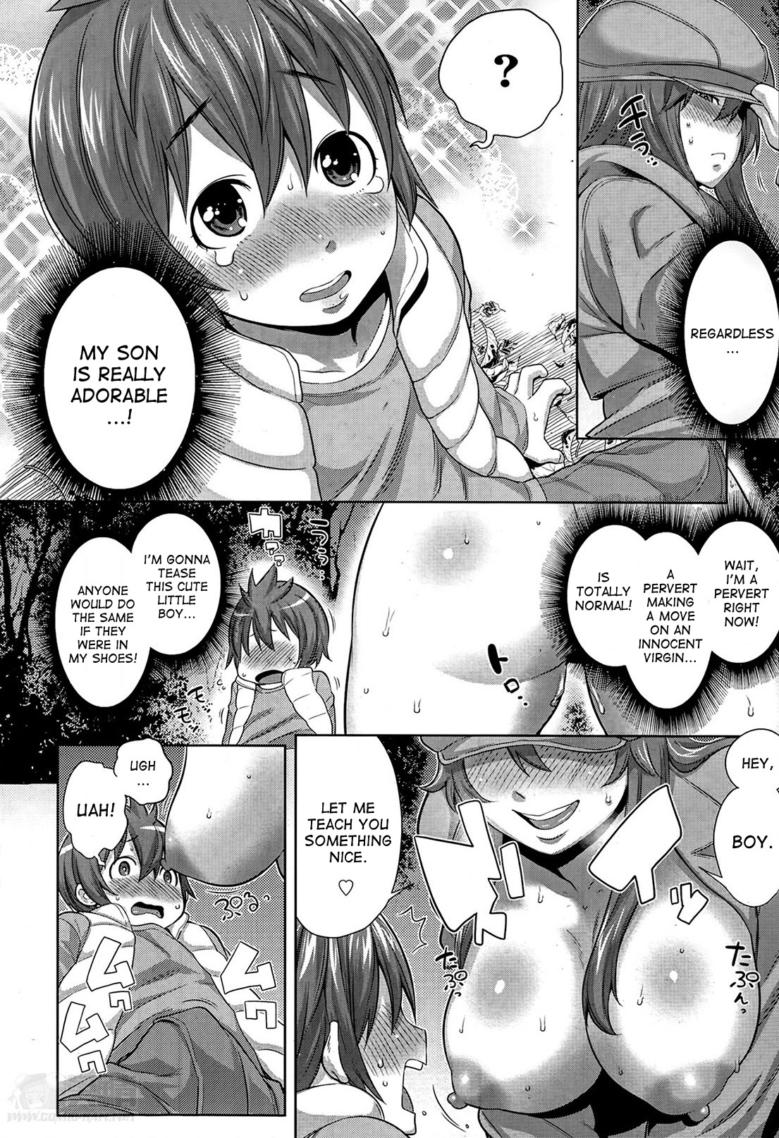 [アガタ] その母、痴女につき (漫画ばんがいち 2014年5月号) [英訳]