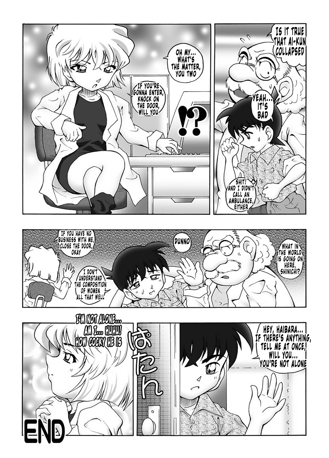 [未来屋 (あさりしめじ)] 迷探偵コナン-File 2-灰原の涙の謎 (名探偵コナン) [トニゴビによる英訳]