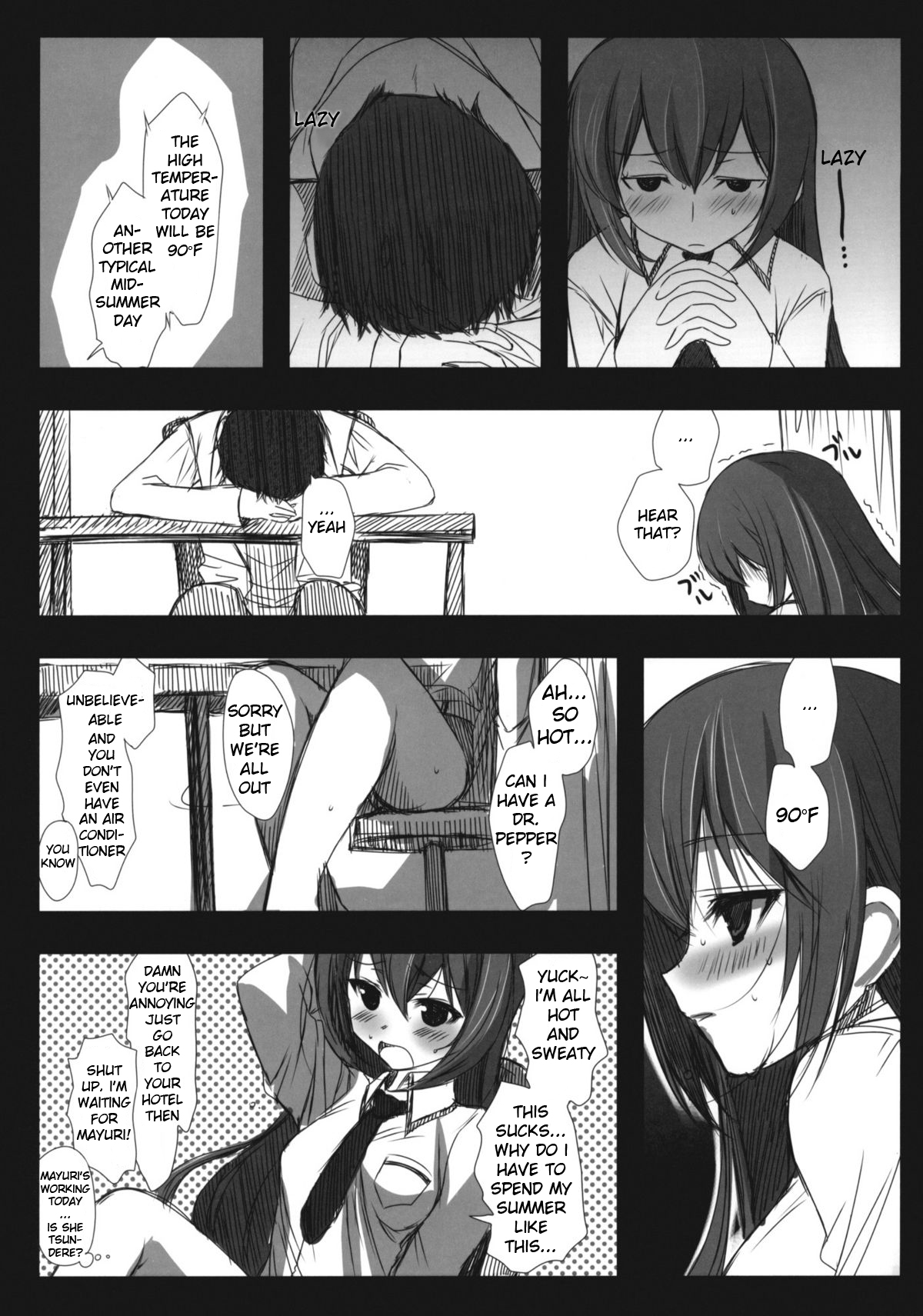 (COMIC1☆4) [にのこや (にの子)] Steins;Gate 再録本 ～よろず御膳 参・四～ (Steins;Gate) [英訳]