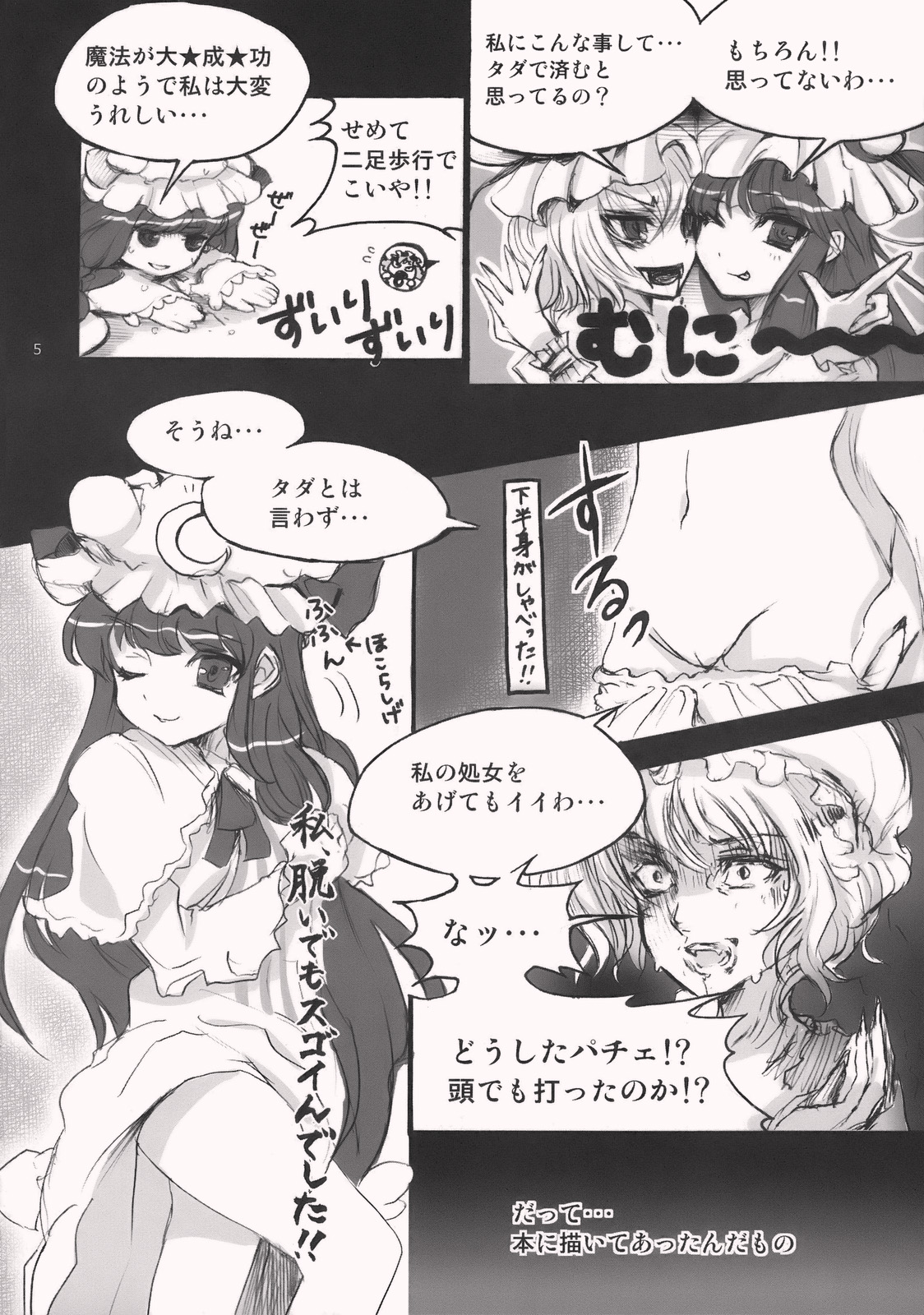 (C76) [カルメラ銀座VS.avoidsleeper] 幻想郷×パチュリー (東方)