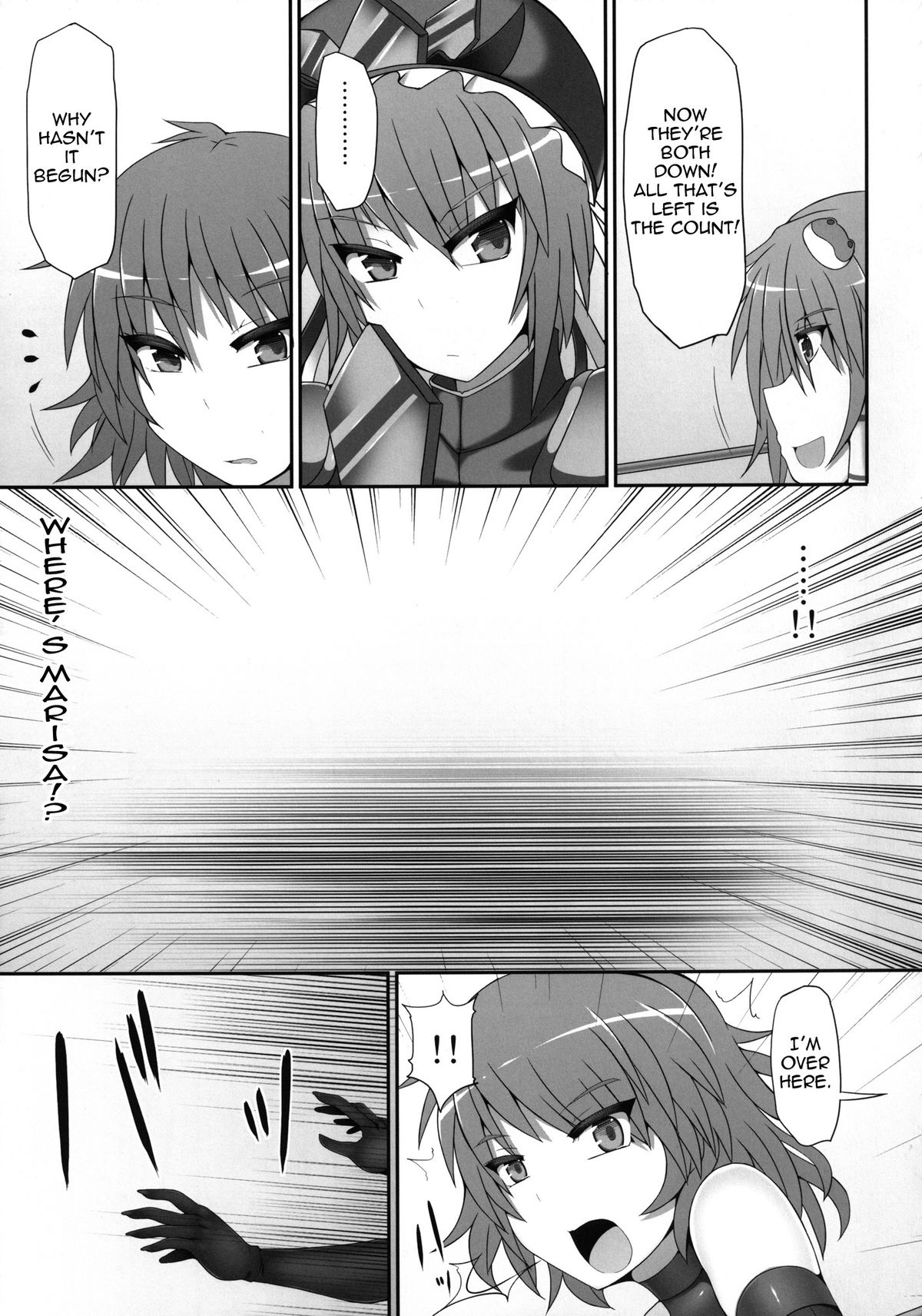 [Stapspats (翡翠石)] 幻想郷フタナリチンポレスリング2 霊夢＆魔理沙VS幽香＆早苗 (東方Project) [英訳]