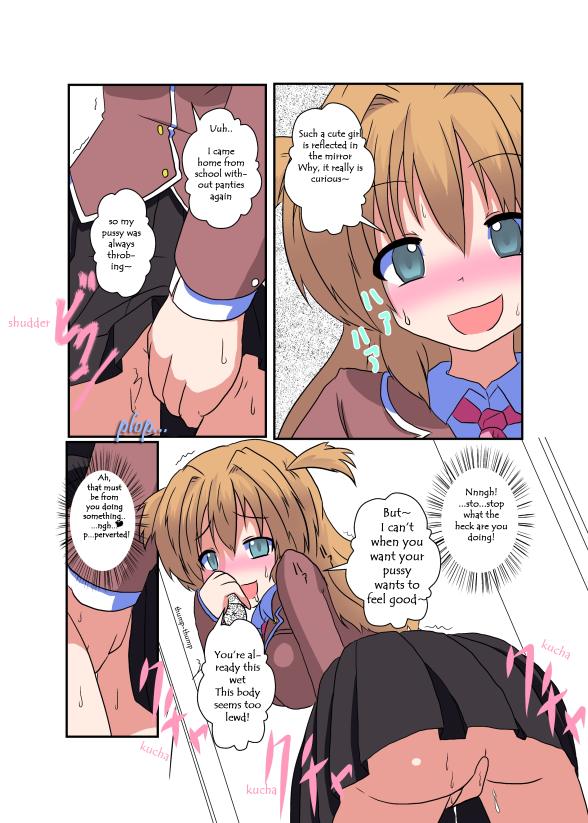 [あめしょー (三日月ネコ)] 女の子に憑依する本２ [英訳]