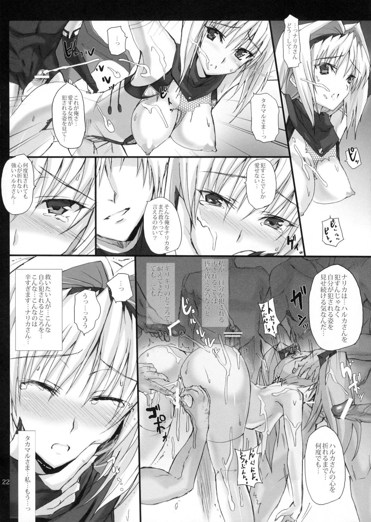 (COMIC1☆6) [ヴェロニカの歯 (の歯)] 闇を纒いし焔は己が身を忘却の獄炎へ (超昂閃忍ハルカ)