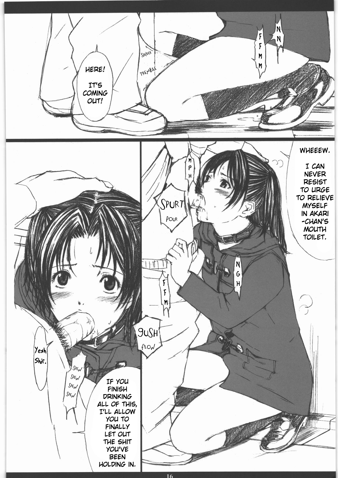 (C62) [M (天野雨乃)] アカリはM ～調教編～ (ヒカルの碁) [英訳]