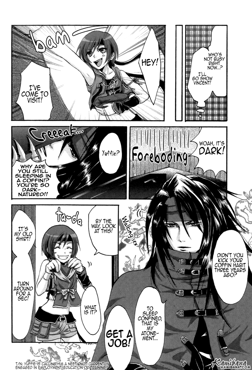 (COMICぷらねっと所沢4) [人間モドキ (ランダム)] ユフィと棺桶男 (ファイナルファンタジーVII) [英訳]