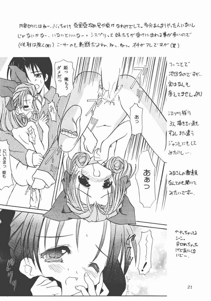(C62) [ほにょのうち (ほにょ, すずみやかずき)] TWINKLE TWINKLE SISTERS IV (シスタープリンセス)