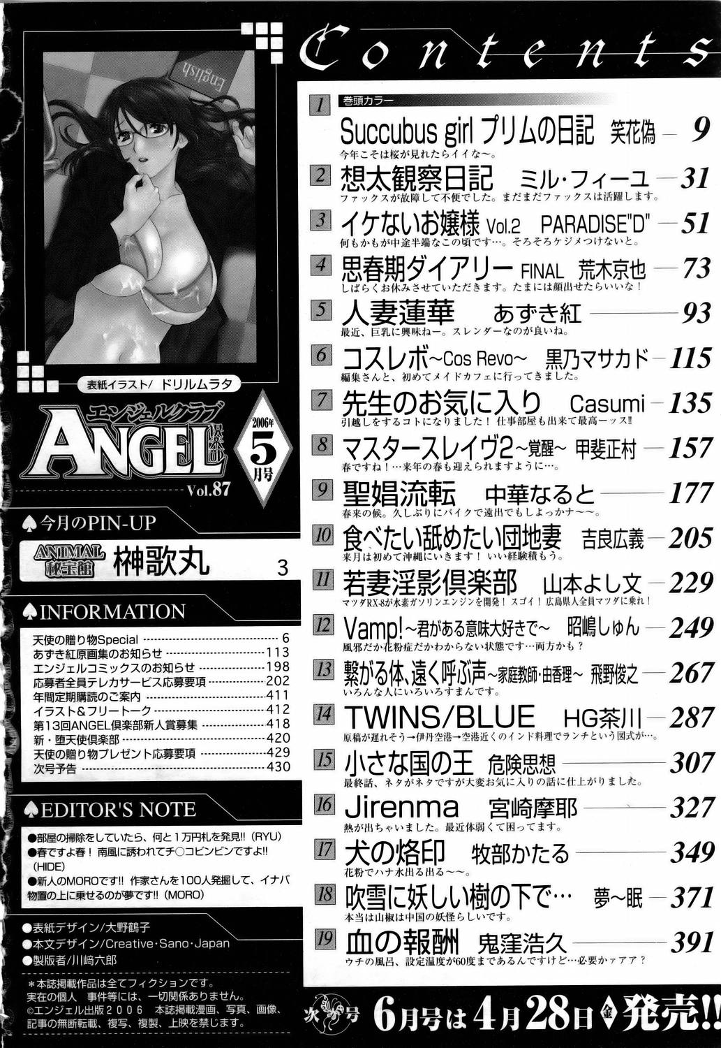 ANGEL 倶楽部 2006年5月号